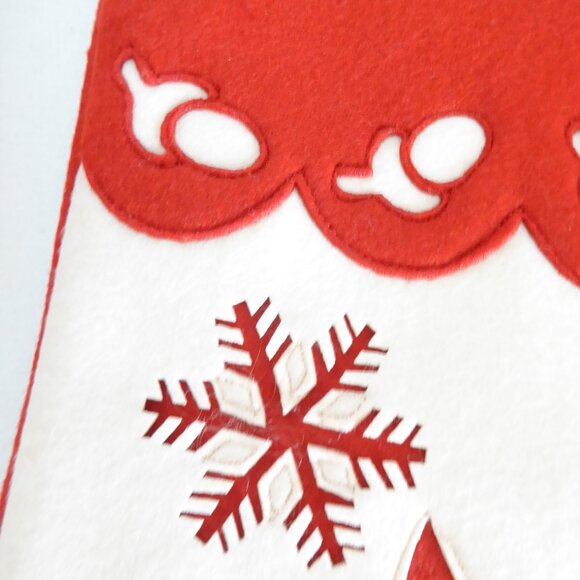 NEW 18.25” FOLK ART OTOMI STYLE EMBROIDERED DOVE CHRISTMAS STOCKING SET OF 4 - Picture 11 of 14